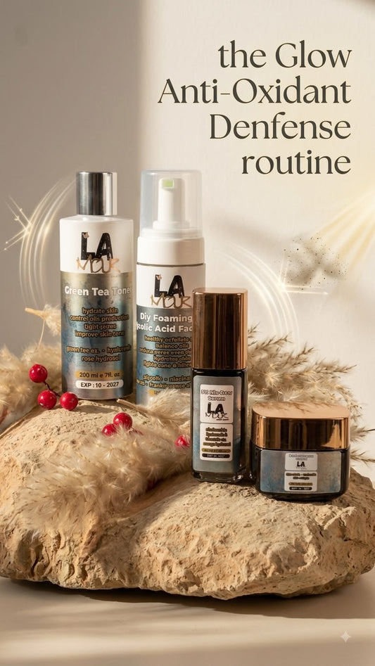 THE GLOW ANTI-OXIDANT DEFENSE HYDRATION  routine